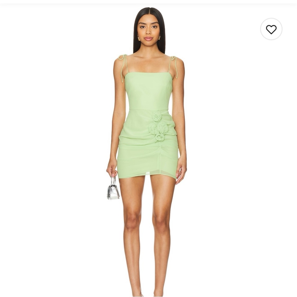 Amanda Uprichard Holly dress in Pear